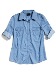 Levi's, blue denim women's shirt