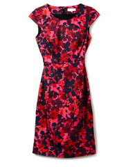 Sass & Bide, sea of red floral print dress