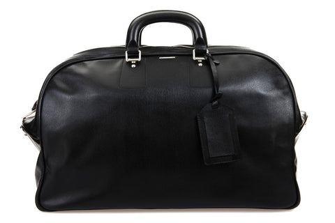 Picture of Sodling, black leather duffle bag